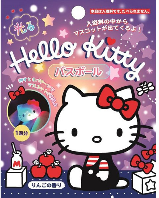 Hello Kitty 蘋果香沐浴球, 75g, 1個