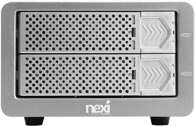 NX-802RU31 2베이 USB-C 외장스토리지 RAID DAS케이스 (NX768), 1개