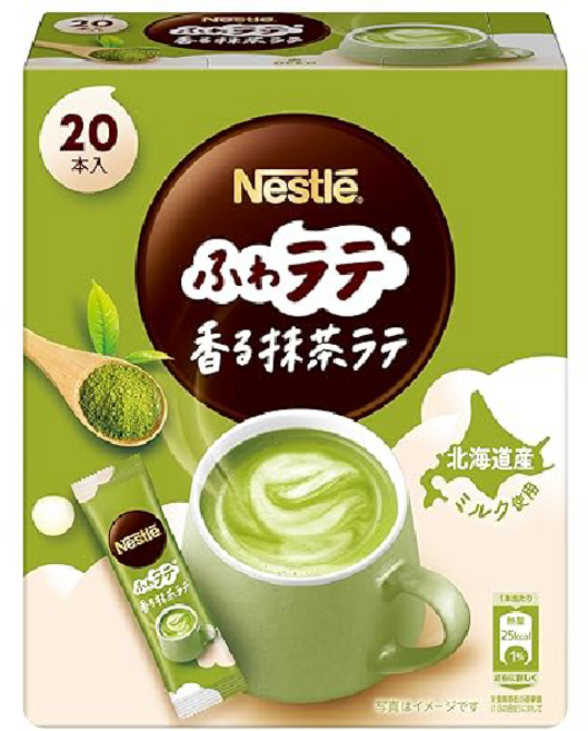 네슬레 폭신 라떼 스틱 향기로운 말차라떼, 1개, 20개입, 4.8g