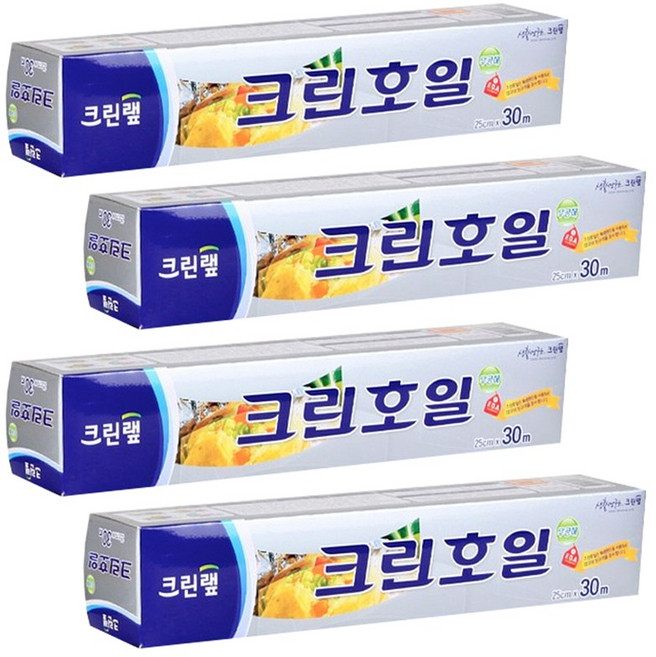 크린랩 쿠킹호일, 30m, 4개