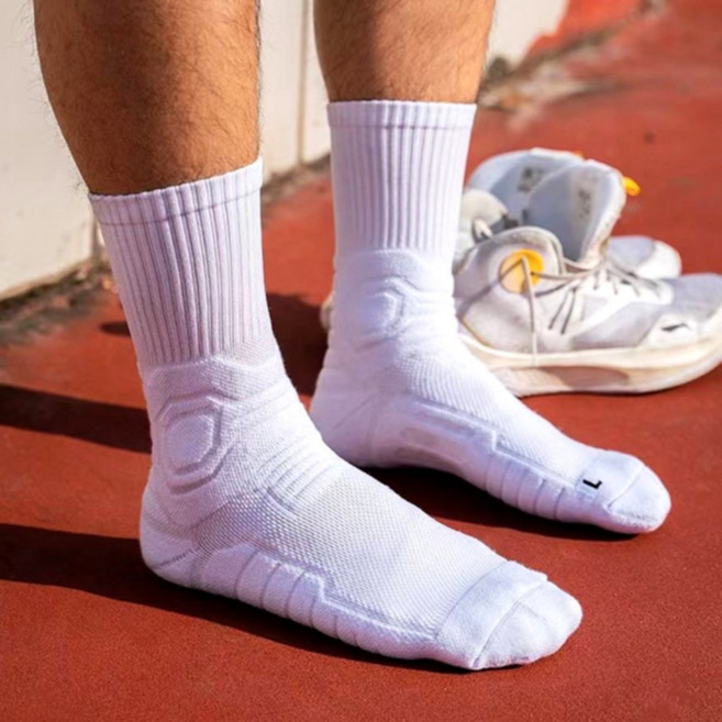 러닝양말 아킬레스 발목보호 두꺼운 스포츠 양말, 1개