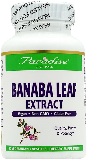 파라다이스허브 고용량 바나바잎 추출물 코로솔산 250mg 60캡슐, 1개, 60정