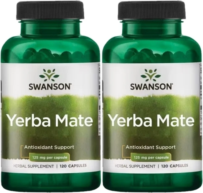 스완슨 예르바 마테 125mg, 120정, 2팩, 120정 - 쿠팡