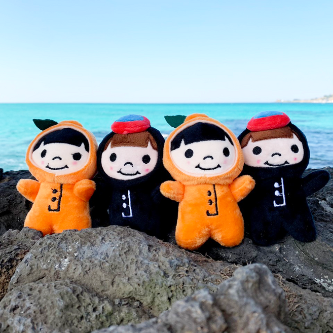 제주 해녀 캐릭터 인형키링 키홀더