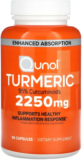 Qunol 강황 2250mg 캡슐 90정(캡슐 1정당 750mg), Qunol강황2250mg캡슐90정캡슐1정당750mg, 1개, 90정 - 쿠팡