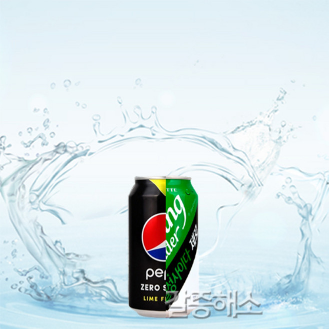 반반 하루10박스 한정!! 롯데칠성 펩시제로슈거 + 사이다제로, 355ml