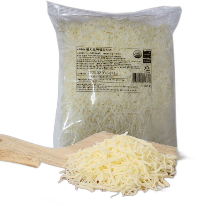 썬리취 펜시모짜렐라이코노미 눈꽃치즈 /피자치즈, 1개, 2kg