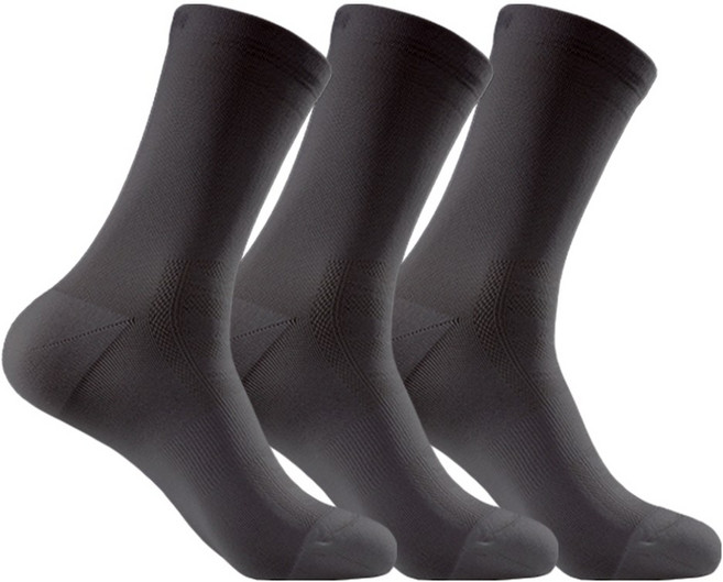 브로니스 무봉제 스포츠 러닝 스니커즈 양말 3족 세트 5종 택1, 05 심플블랙 V3 3팩, 1개