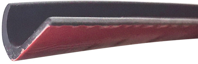 카라반 지붕 빗물 배수구 PVC 수로 쉽게 설치 캠핑 차량용 모터홈 지붕 배수 시스템 레인 가드, 블랙이에요., TPE, 1개