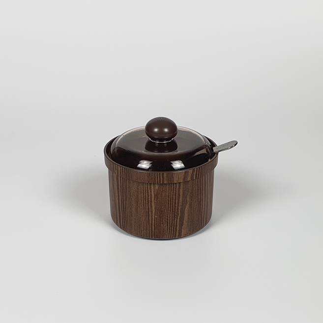 S목향 양념단지 스텐스푼 다데기통 양념통 조미료통, 1호, 140ml, 1개