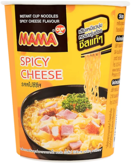 MAMA 媽咪 杯麵 香辣起司風味, 1個裝