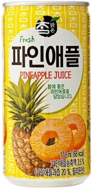 참맑은 파인애플, 30개, 175ml