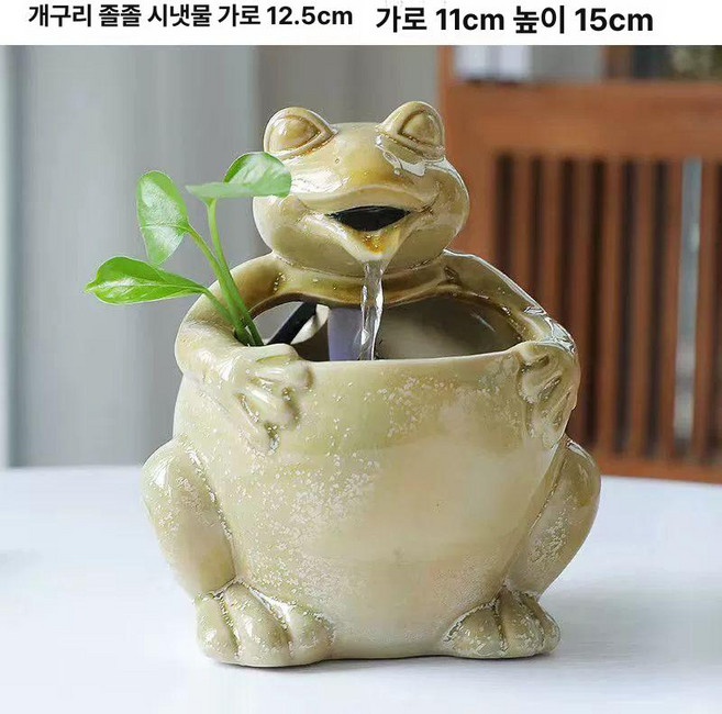 미니분수대 인테리어 소품 어항 스톤, 1개