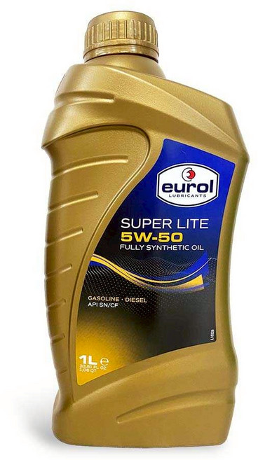 Eurol SUPER LITE 全合成引擎機油 適用汽柴油車 延長引擎壽命, 5w50, 1個, 1L