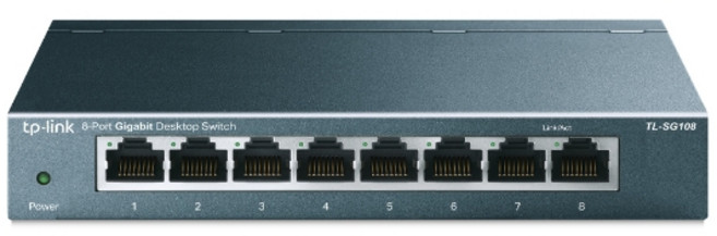 TP-LINK TL-SG108 8寸千兆位交換器 SWITCH HUB, 1個