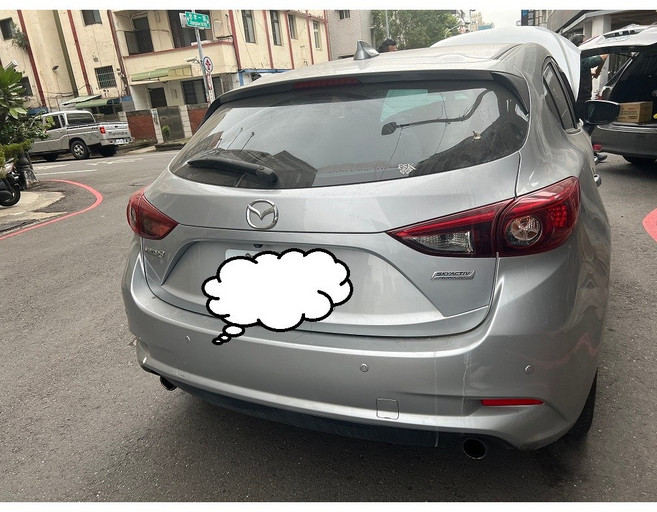 【全電行】MAZDA 3 汽車電池更換 - 日本製 國際牌 Q-100 Q100 怠速熄火車用電池, 1個