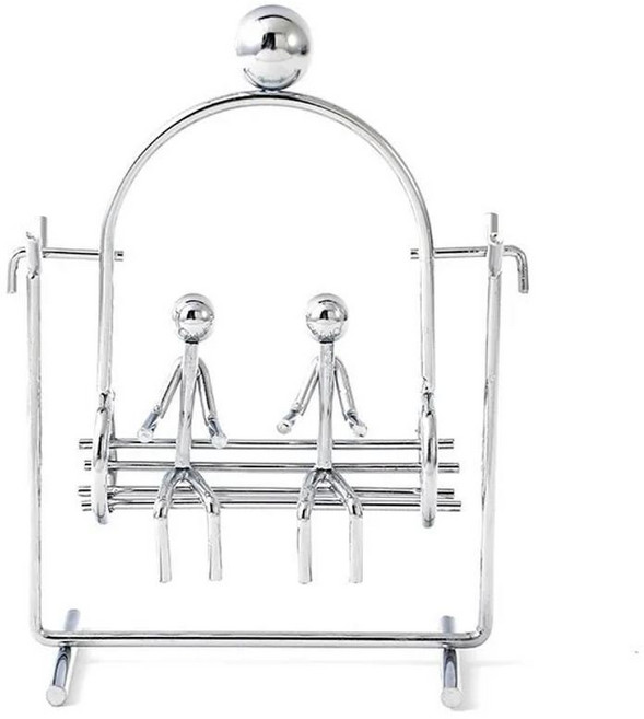 밸런스 볼 스윙 역도 작은 아이언 맨은 장식 텀블러 재미있는 장식품을 떨어 뜨리지 않습니다, 1개, 색상: 2. 라이트 그레이