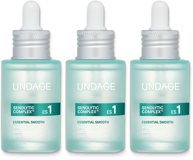 세놀리틱 콤플렉스 언데이지 히알루론산 콜라겐 수분 진정 세럼, 3개, 40ml