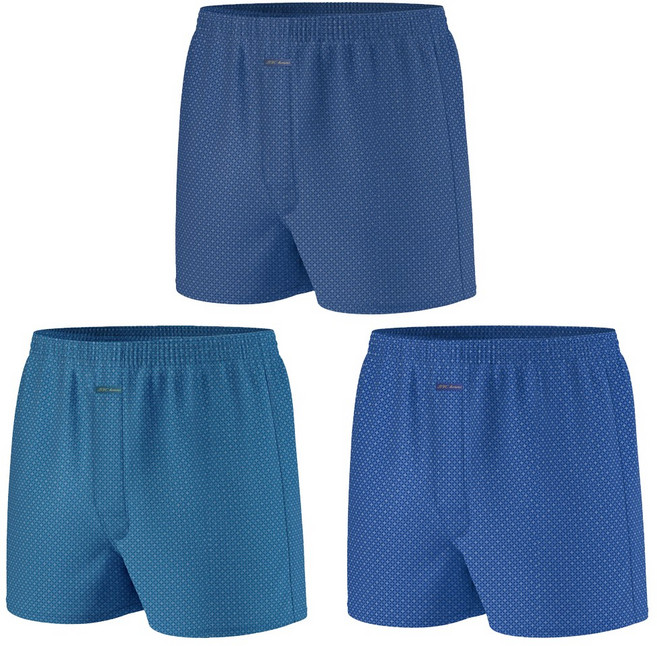 BYC 안말리는 고급순면 80수 실크 트렁크팬티 3종세트