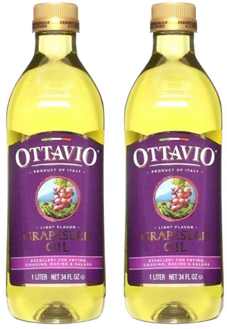오타비오 포도씨유1L x 2/오일/요리유/요리오일/가정용오일/오타비오/포도씨유/요리유/식용유/기름/포도씨, 1L, 1개