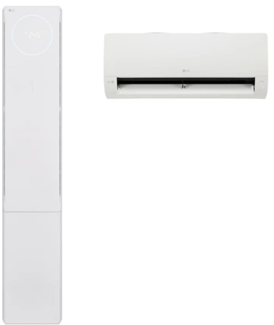 LG 휘센 AI 오브제컬렉션 뷰II 멀티형 에어컨 2in1 FQ22FU2EA2 23+6평 (74.5+18.7m2) 전국 기본설치 포함, 일반배관형