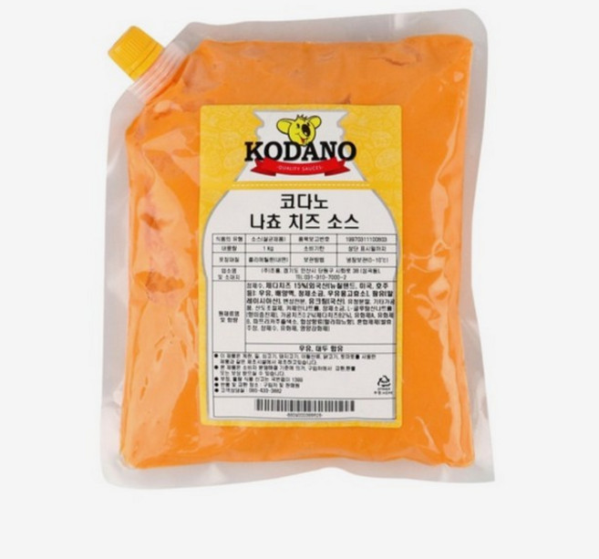 코다노 나쵸치즈소스1kg, 1개, 1kg