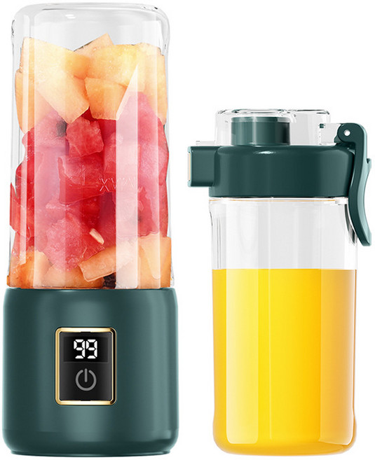 코코 무선 충전 미니 착즙기 가정용 휴대용 주서기 과일 야채 생과일 주스 컵, XH-8606