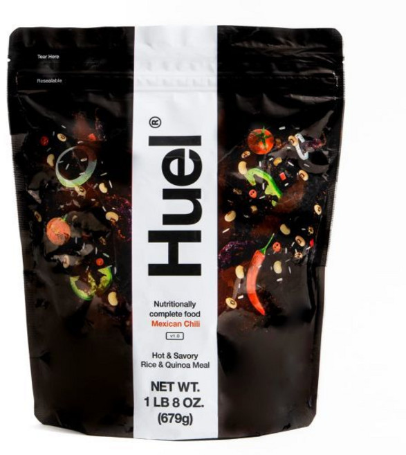 식사용 쉐이크 단백질 후엘 핫 앤 짭짤 즉석 식사 대체품 멕시코 칠리 23g 섬유질 14g 비타민 미네랄 27가지 포함 100% 영양학적으로 식품으로 포장된 14스쿱, Mexican Chili, 24 Ounce (Pack of 1), 1개