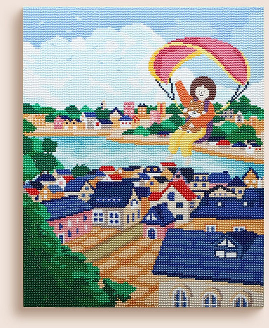 보리야 누나야 캔버스 보석십자수 1종, 1개