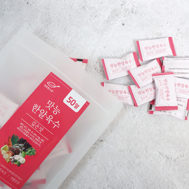 석하 천연한스푼 맛능한알육수 1+1 총100알 400g, 200g, 2개