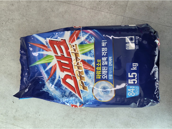 스파크 찬물전용 강력세척 분말세제 5.5kg 3개