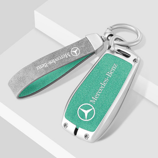 벤츠 호환 차키케이스 자동차키커버 밴츠 키홀더, 01.벤츠 그린-(A)-케이스