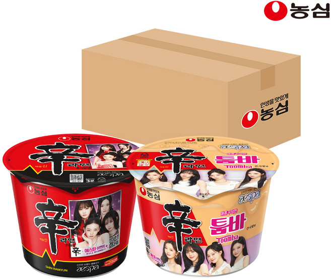 농심 신라면큰사발 8개 + 신라면 툼바 큰사발 8개, 16개