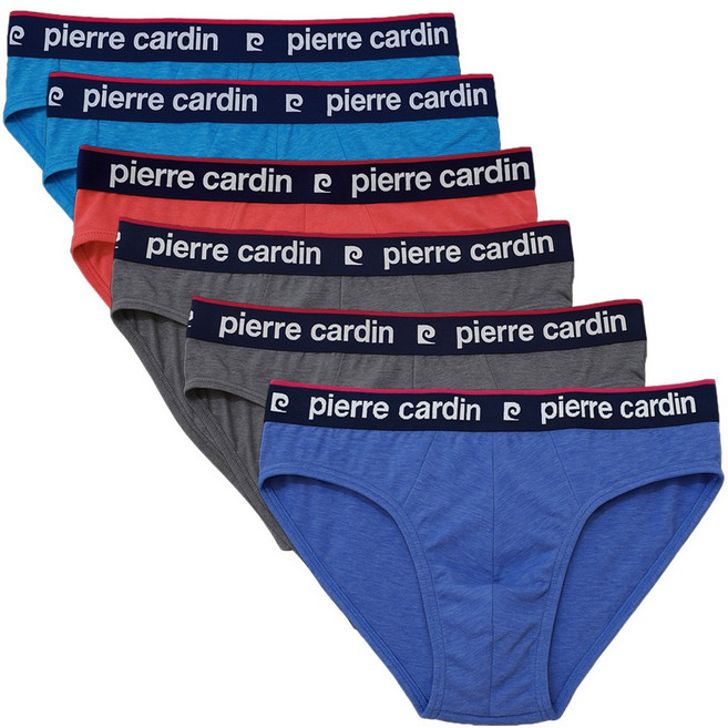 【pierre cardin 皮爾卡登】柔感萊卡速乾舒適三角褲(超值6件組)