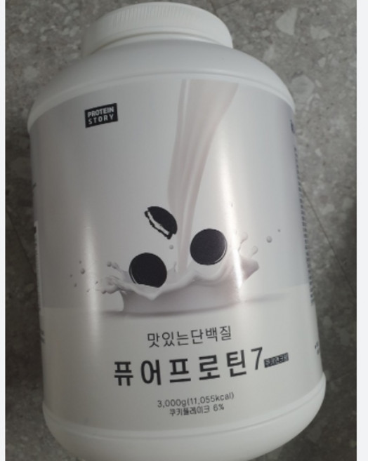 프로틴스토리 식물성 단백질 보충제 퓨어프로틴7 3kg 1개, 쿠키앤크림