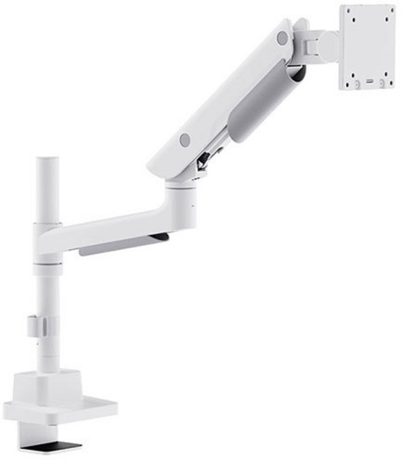 (카멜인터내셔널) 싱글 게이밍 모니터 폴타입 초고중량 모니터암 MPS1PH (화이트) ▶ 최대 57형 ◀, 1개, 화이트