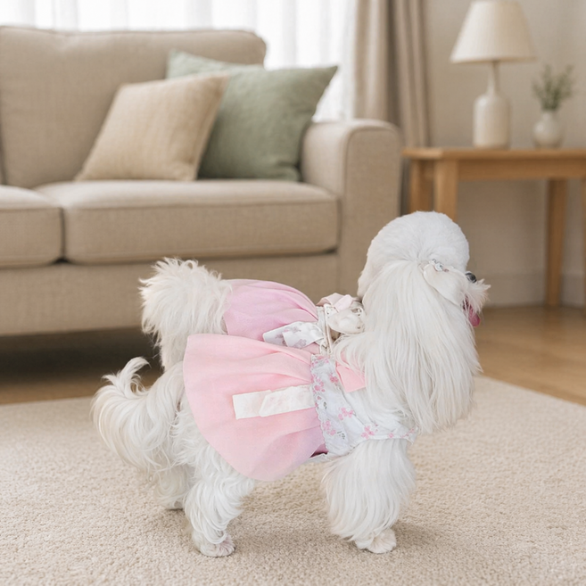 아이레노 강아지 고양이 예쁜 한복 설날 추석 명절 반려견 개한복 고양이옷, 1개, 퍼플