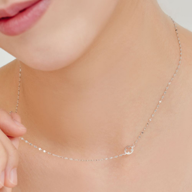 펠리체골드 14K 트윙클 목걸이 (+선물포장) 레이어드 금 기념일 골드 여자친구 선물 크로바 행운 목걸이추천 레이어드 데일리