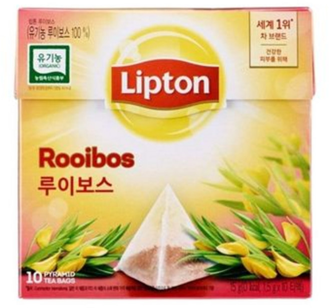 립톤 힐링 선물용 티선물세트 건강에좋은 허브차 루이보스 티백 10T 1세트, 1개