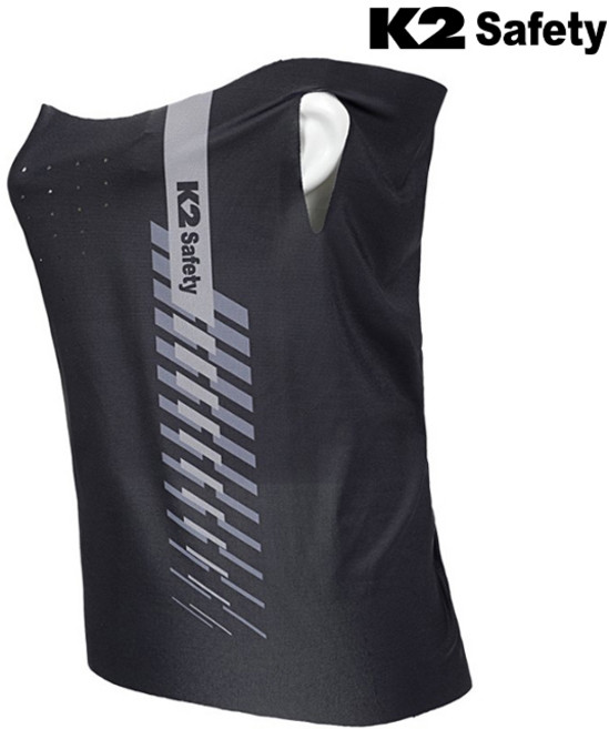 K2 Safety 자외선차단 여름 아쿠아 이어홀 타공멀티스카프 반다나 마스크, 블랙, 본상품선택, 1개