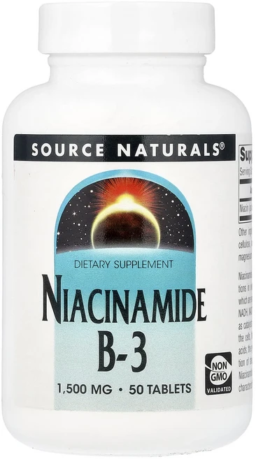몸관리하세요 겨울입니다 Source Naturals 나이아신아마이드 B-3 1500mg 50정 특별관리진행, SourceNaturals나이아신아마이드B31500mg, 1개 - 쿠팡