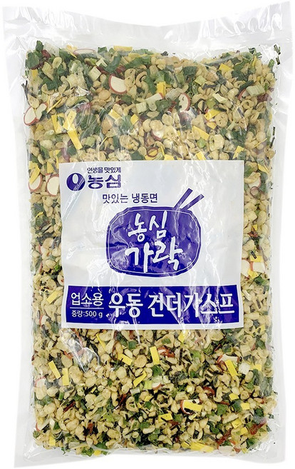 농심 가락우동 건더기스프 500g 업소용, 1개