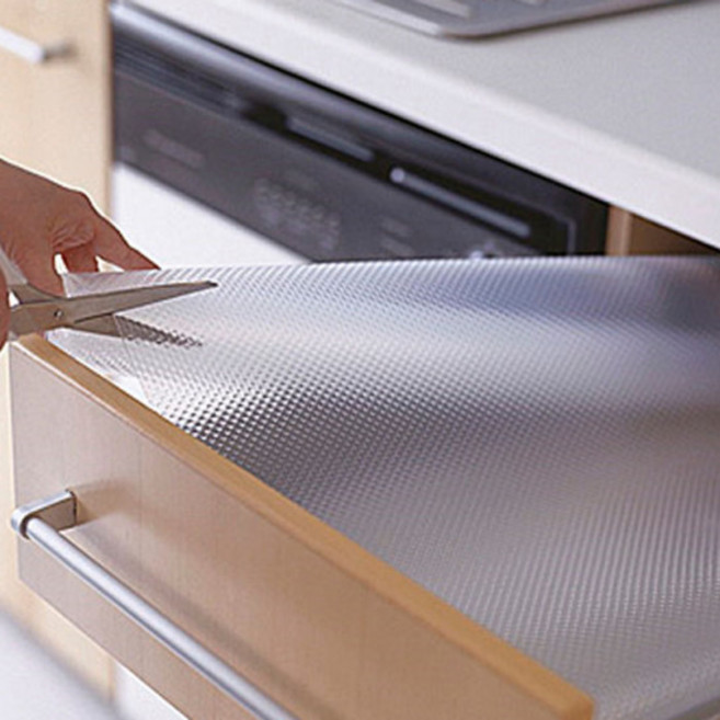 이케아 서랍 방수 매트 투명 화이트 바리에라 다용도 깔개 논슬립, 화이트 2개, 1개