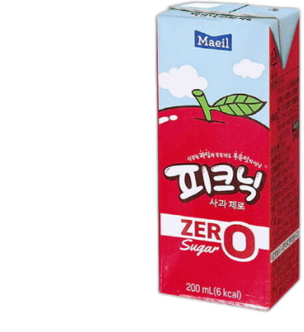 (매일) 피크닉 제로 사과 (), 1개, 200ml