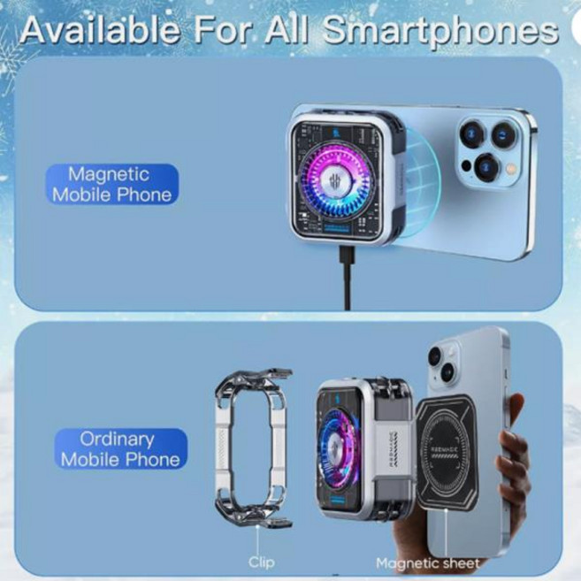 Red매직 VC 쿨러 5 Pro 마그네틱 전화 샤오미 14 Ultra IPhone 15 Max ROG 8 Ipad 태블릿, 01 CHINA, 01 Cooler 5 pro, 1개