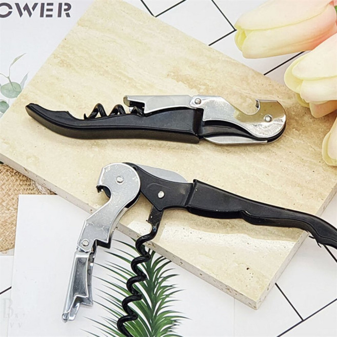 비워크 접이식 휴대용 코르크마개따개 다용도따개 포도주오프너 수동와인오프너