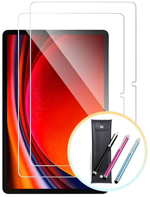 갤럭시탭S9 울트라 강화유리 필름 2매+심플 세트