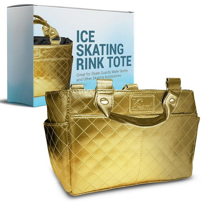 피겨 스케이팅 연습 토트 아이스 연습을 위한 링크 휴지 물병 메모장 등을 보관할 수 있습니다., Pink