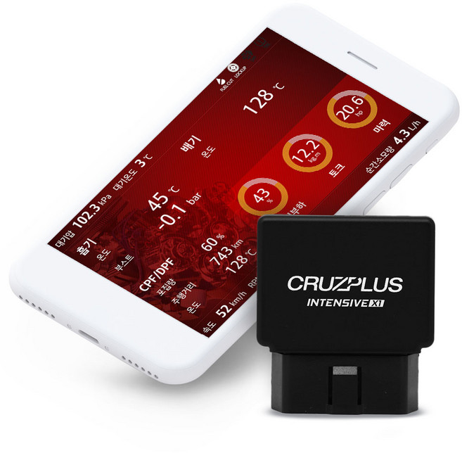 몬스터게이지 X1 OBD2 DPF 차량관리 자동차스캐너, 1개