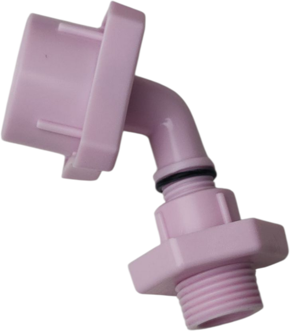 김원장 녹제로 세탁기용 필터, 1개, 03.연결젠더_핑크